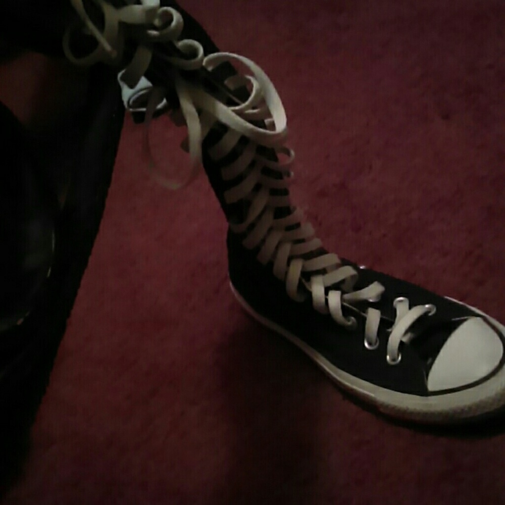 Knee high converse